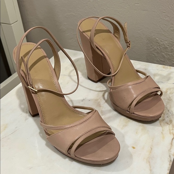 MICHAEL Michael Kors Blush Strappy Heels - Picture 1 of 12